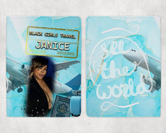 Passport Cover Holder, Customized, Decorated