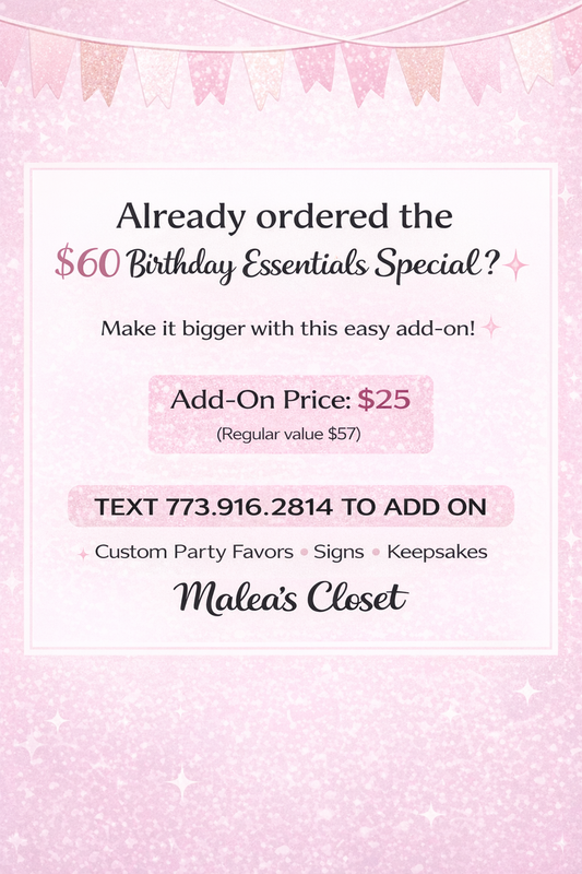 $60 Party Essential Package