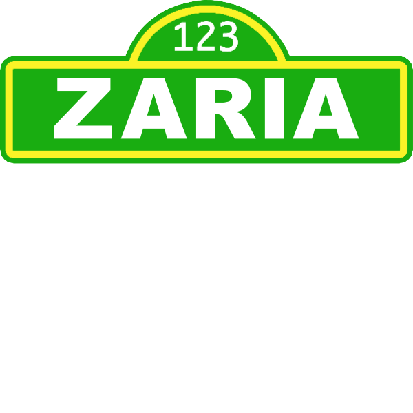 Sesame Street Blank Signs