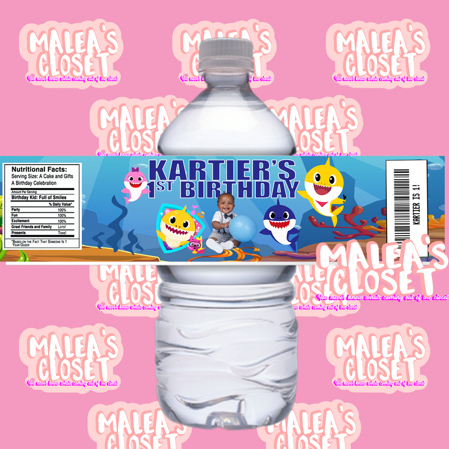 Water Bottle Labels (Custom)