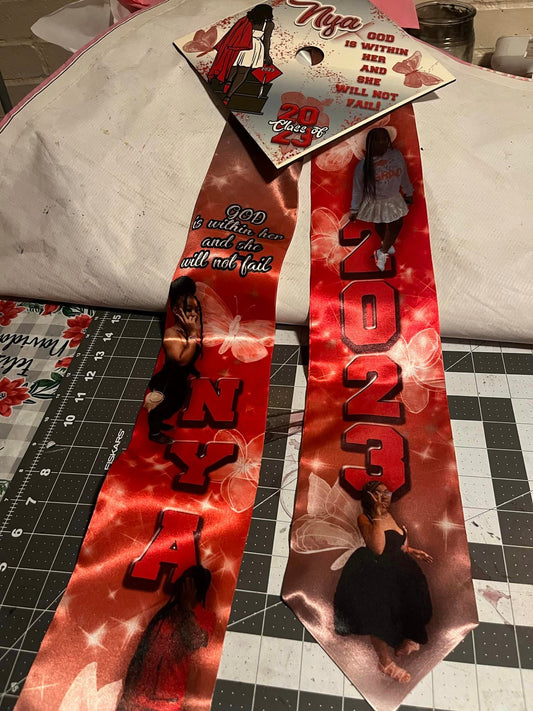 Graduation Cap and Stole Bundle