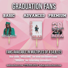 Load image into Gallery viewer, Graduation Fans
