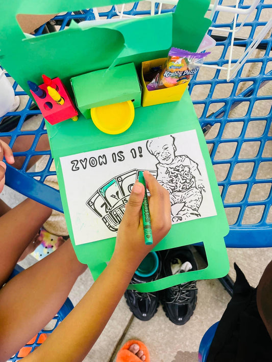 Customizable Coloring Activity Sets for Kids