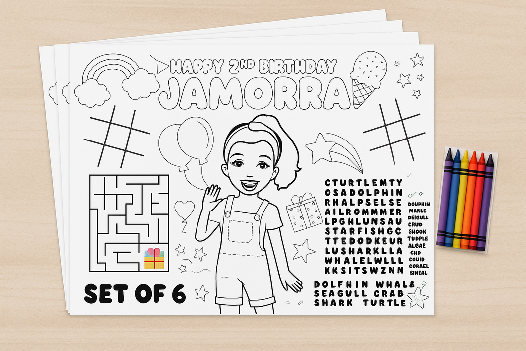 Activity Placemats