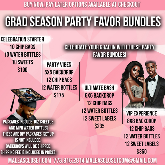 Grad Season Party Favor Bundles