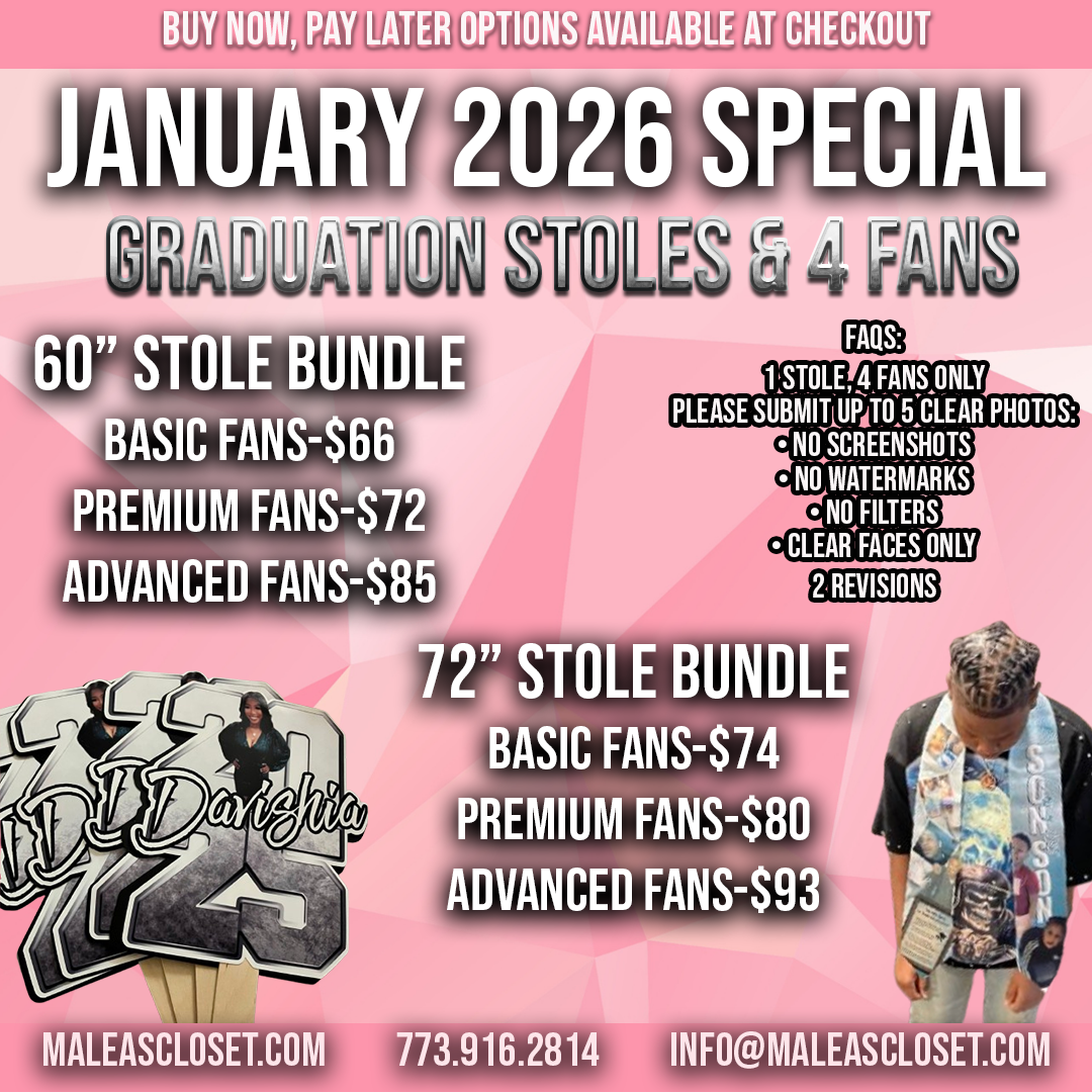 Stole and Fans Bundle