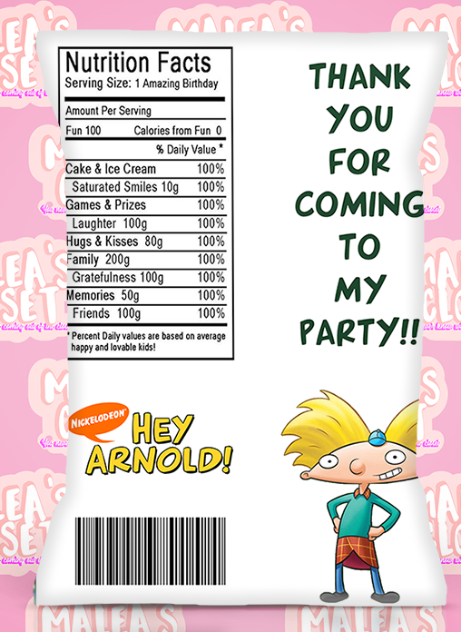 Chip Bags (customized)