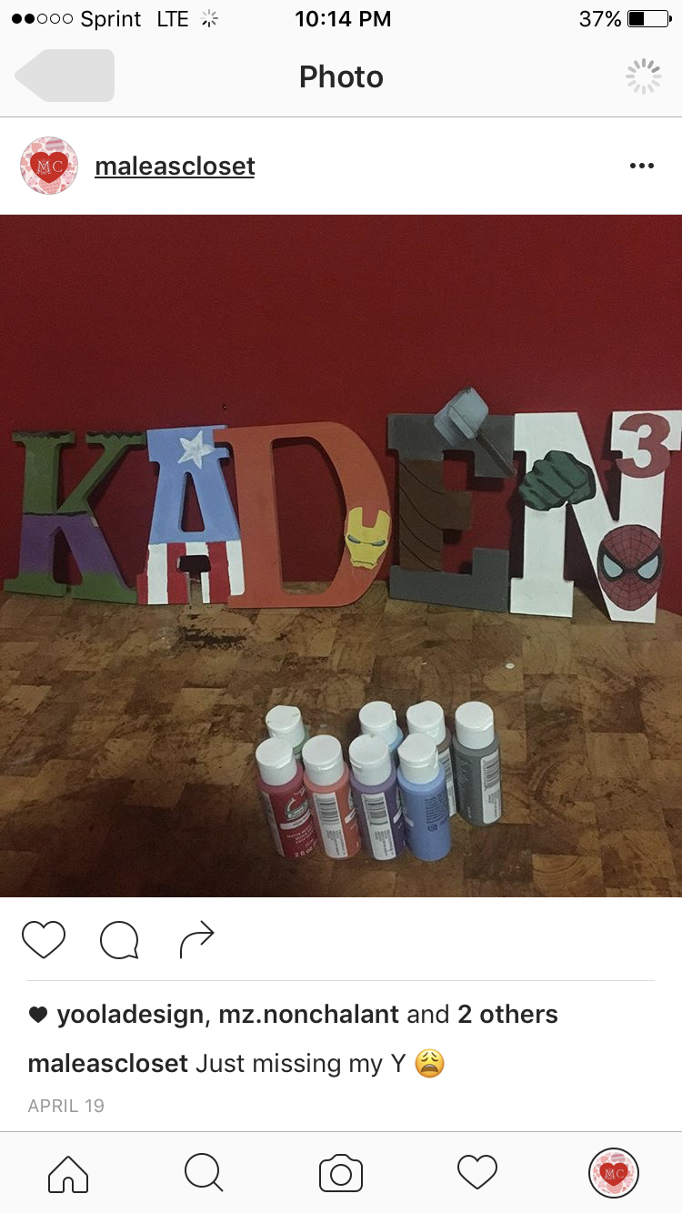 Wooden Letters