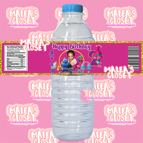 Water Bottle Labels (Custom)