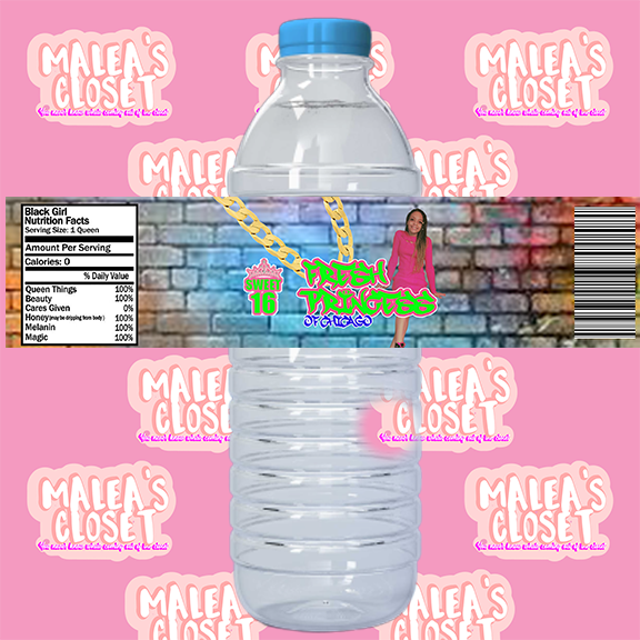 Water Bottle Labels (Custom)